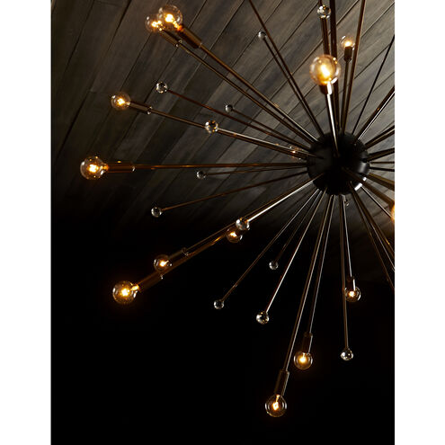 Imogene 24 Light 42 inch Vintage Brass/Bronze Chandelier Ceiling Light, Large